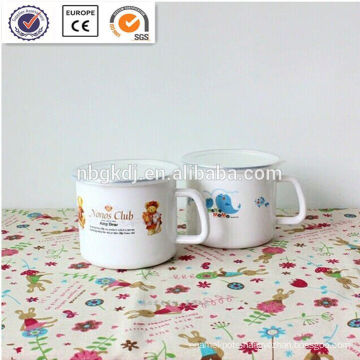 wholesale prices Enamelware Mug with pe lid